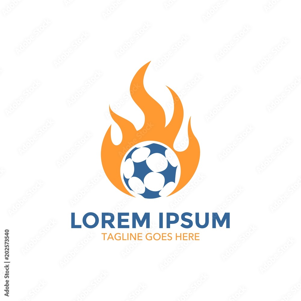 Obraz premium fire logo. vector illustration. icon