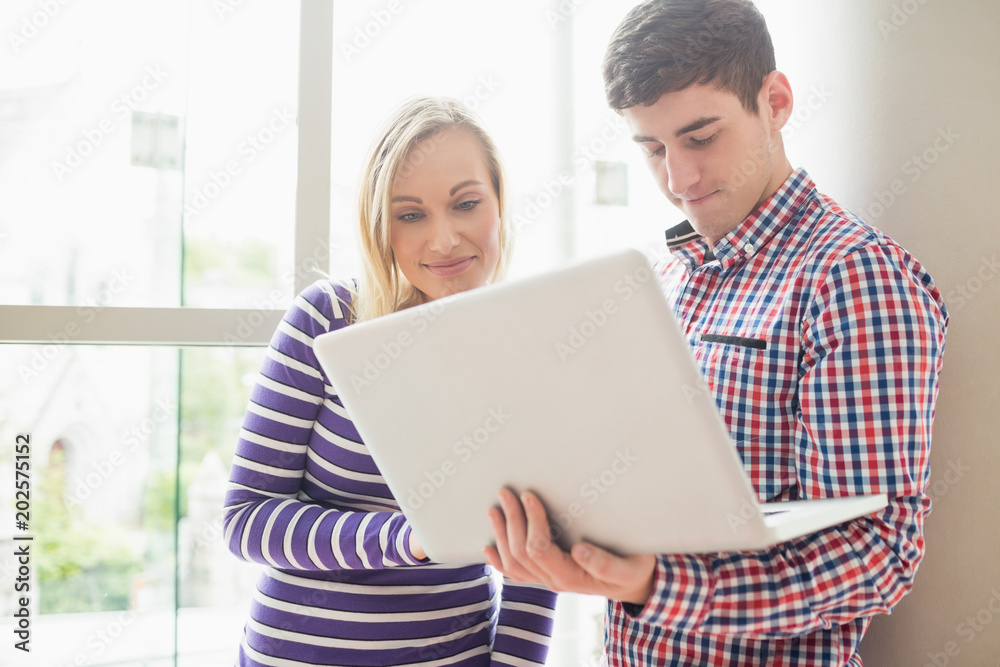 College students using laptop College students using laptop