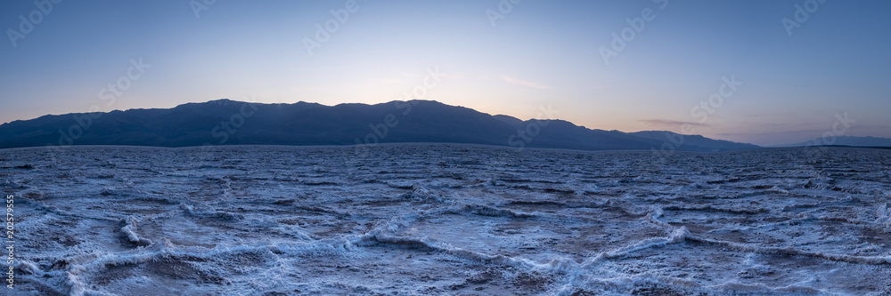 view over the salt flats at badwater basin in death valley national park view over the salt flats at badwater basin in death valley national park