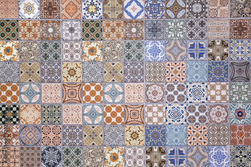 Abstract pattern tile background.