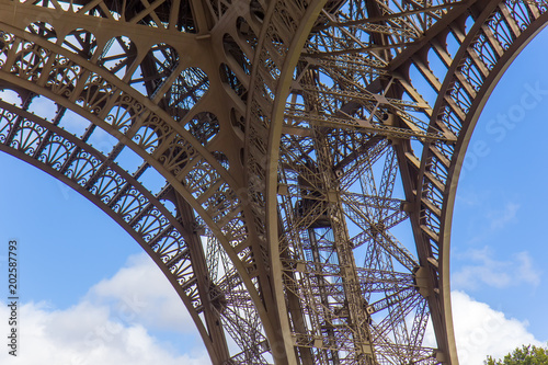 Eiffel tower - detail, Paris, France © Vladislav Gajic