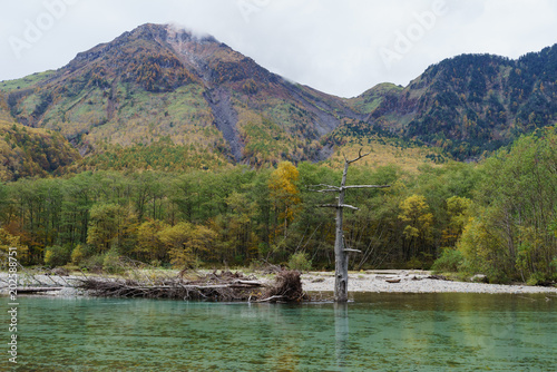 Taisyouike, highland pond, in autumn photo