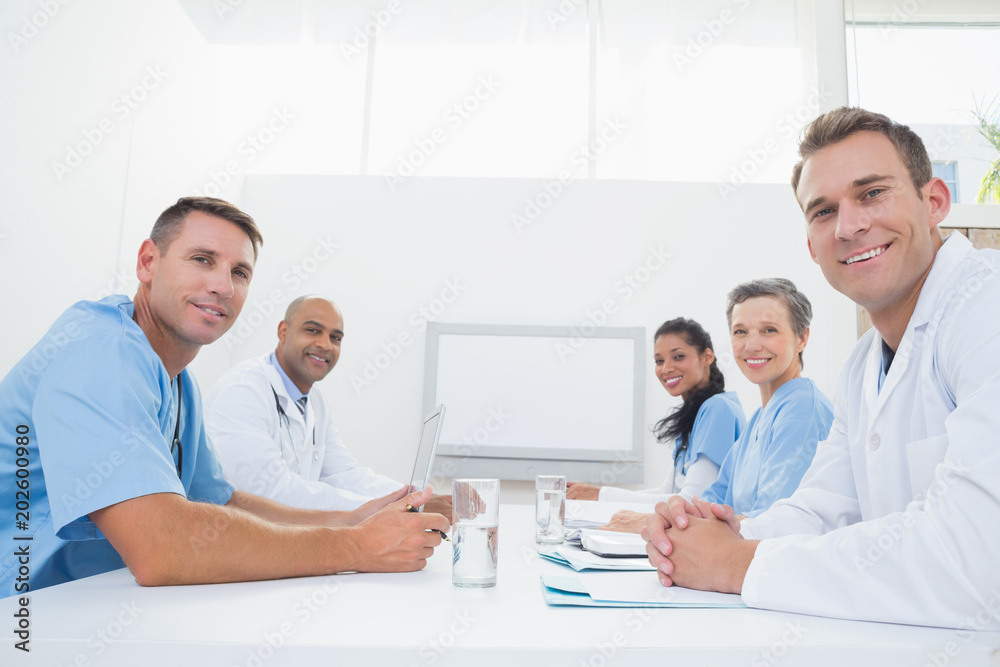 Team of doctors having a meeting Team of doctors having a meeting