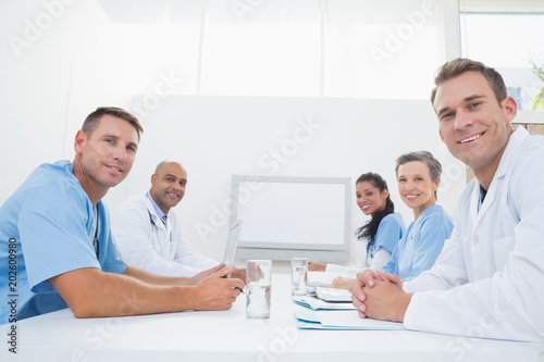 Team of doctors having a meeting