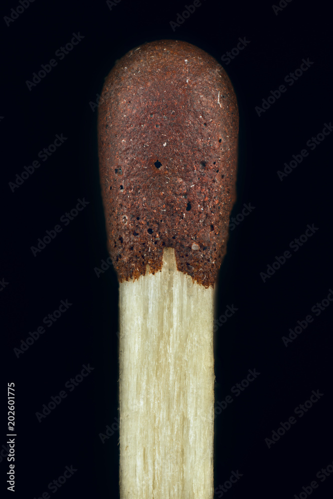 Macro wooden match Macro wooden match