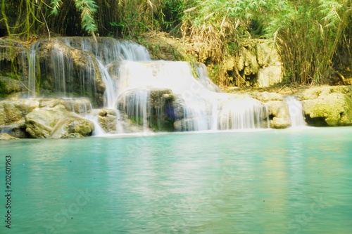 Kuangsi waterfall  luang prabang  laos