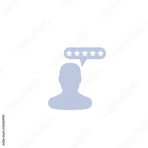 Customer review, rating vector
