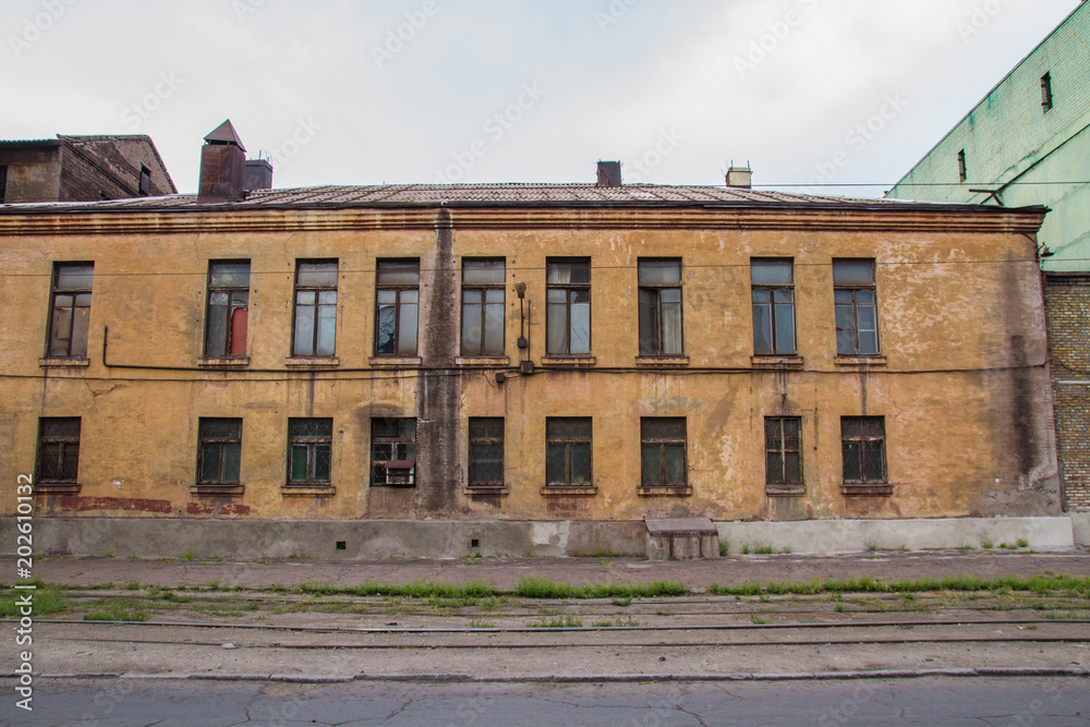 Industrial area, Dnipro, Ukraine Industrial area, Dnipro, Ukraine