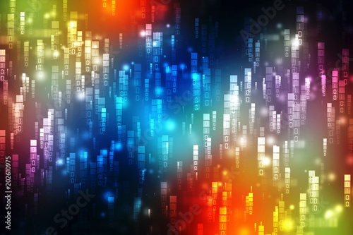 Digital Abstract technology background, Binary Background, futuristic background, cyberspace Concept