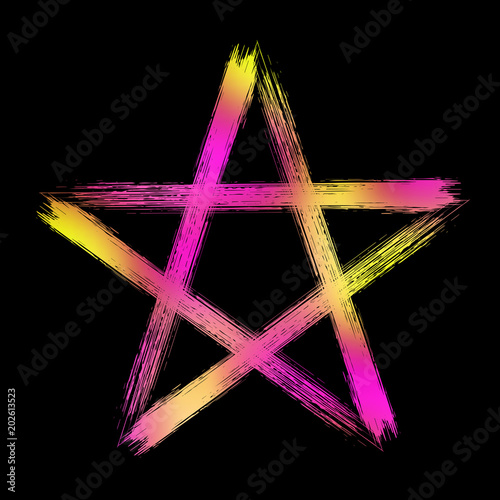 Pentagram occult symbol