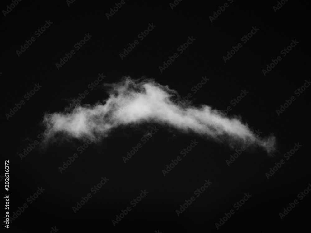 Fototapeta chmury na czarnym tle