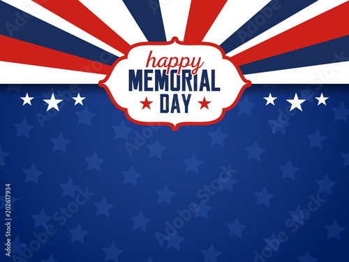 USA Memorial Day Background