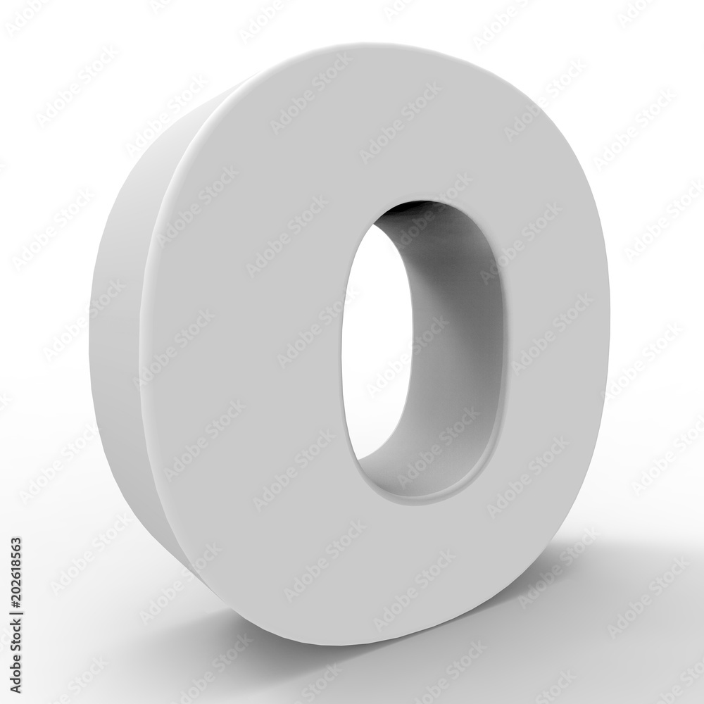 The letter O. The letter O.
