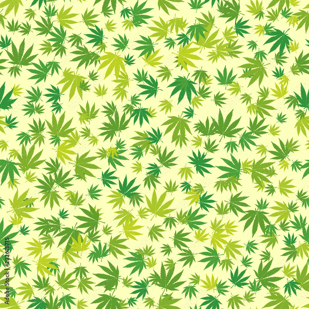 Hand drawn marijuana leaf Hand drawn marijuana leaf
