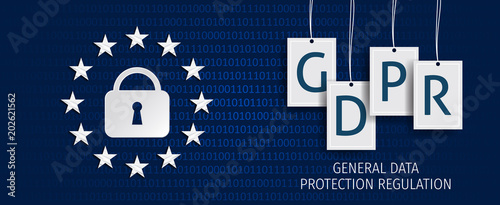 GDPR - General Data Protection Regulation. EU General Data Protection Regulation. eu gdpr vector illustration.