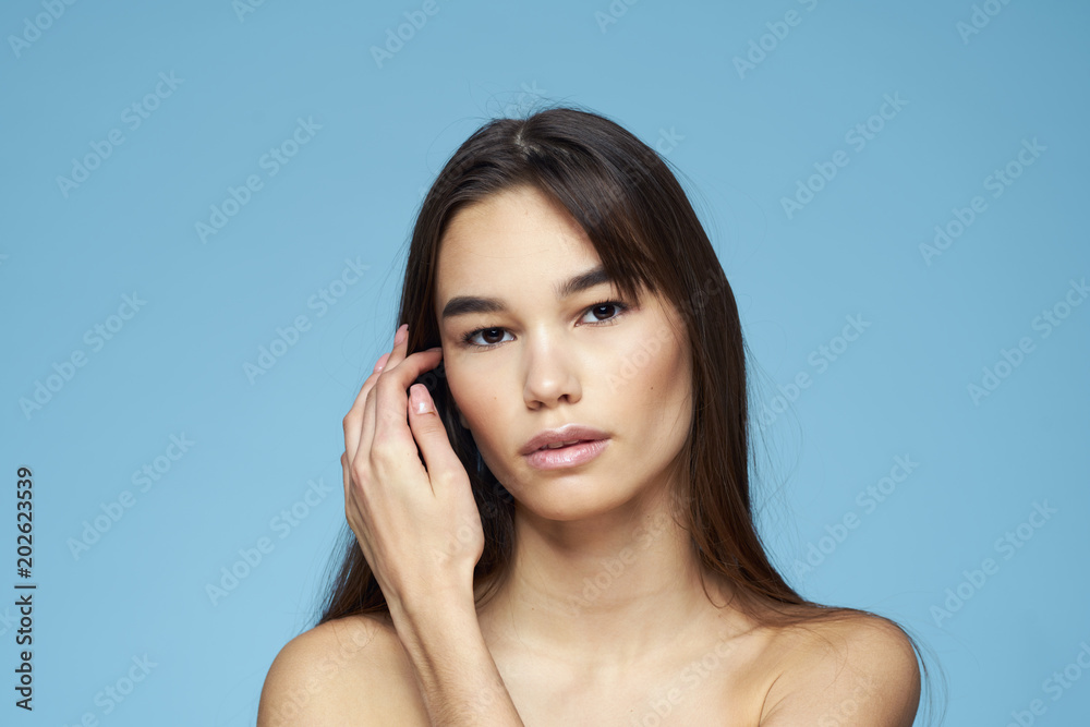 young woman talking on mobile phone young woman talking on mobile phone