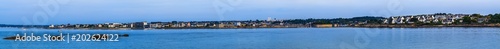 Panorama de Concarneau en Bretagne vue de La Pointe du Cabellou