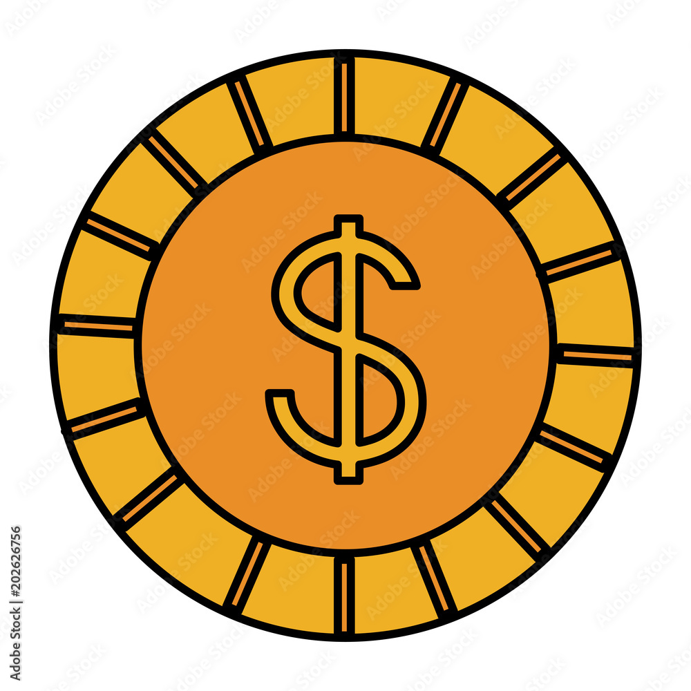 coin money isolated icon vector illustration design coin money isolated icon vector illustration design