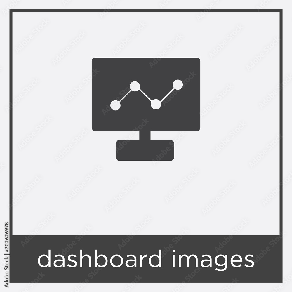 dashboard images icon isolated on white background dashboard images icon isolated on white background