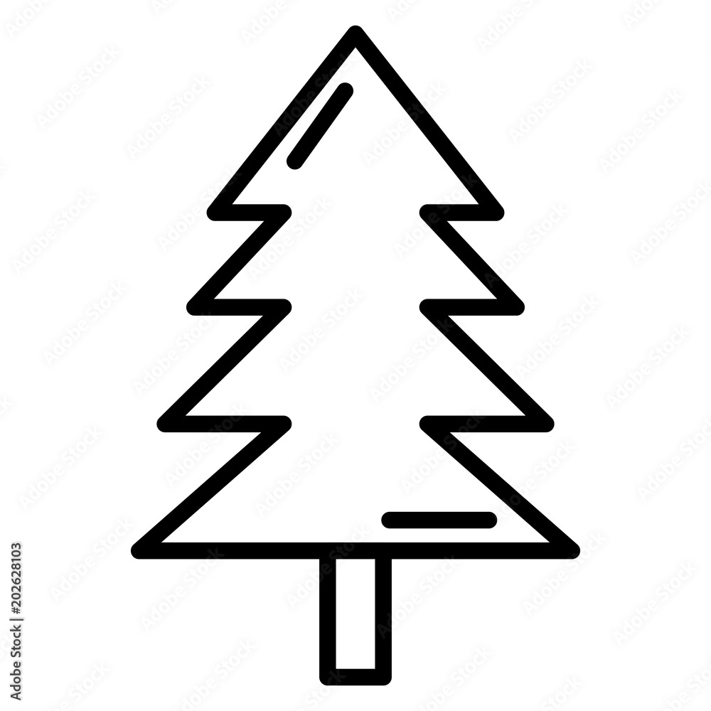 pine tree plant natural icon vector illustration design pine tree plant natural icon vector illustration design