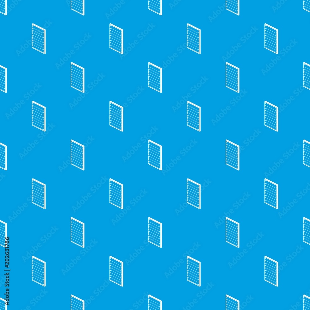 Rectangular window frame pattern vector seamless blue repeat for any use