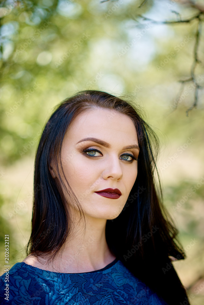 Pretty brunette portrait Pretty brunette portrait