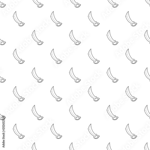 Sword pattern vector seamless repeating for any web design
