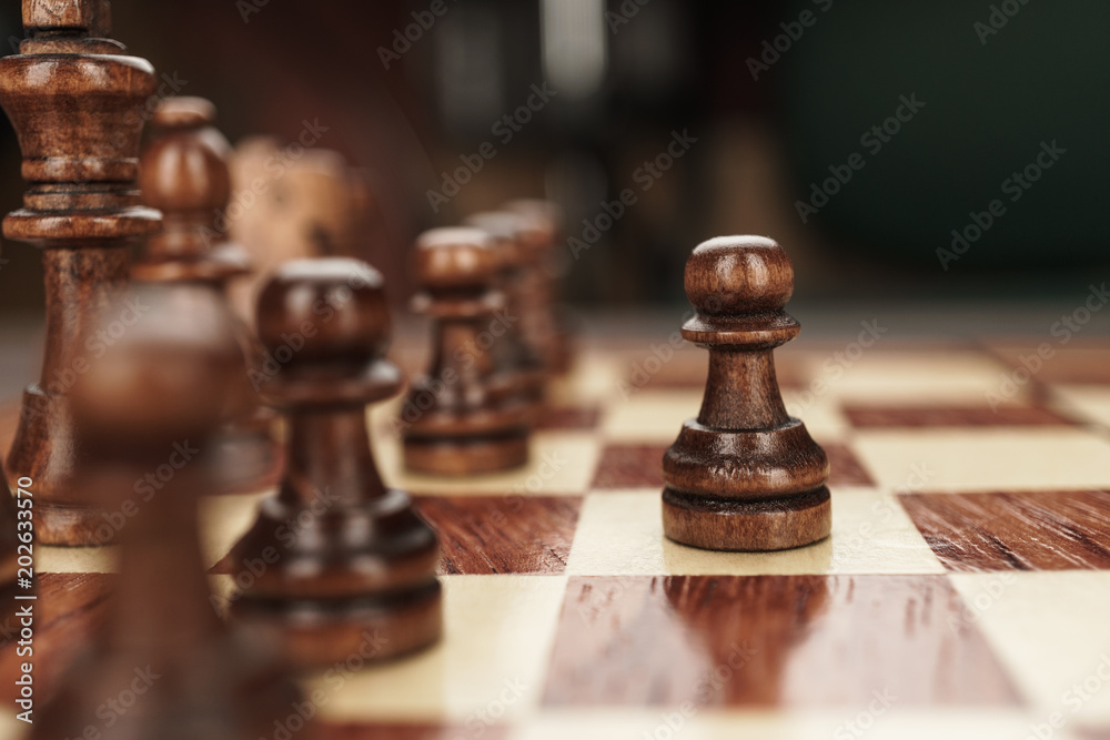 chess leadership concept on the chessboard background chess leadership concept on the chessboard background
