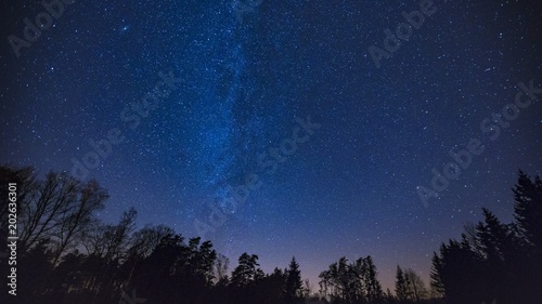Beautiful night sky with Milky Way © milosz_g