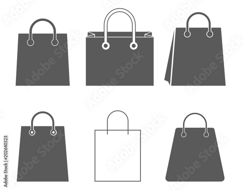 Shopping bag sets Icon