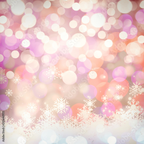 Glowing christmas background