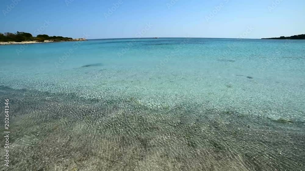 Panoramic view of Lu Impostu beach. Sardinia, Italy Panoramic view of Lu Impostu beach. Sardinia, Italy
