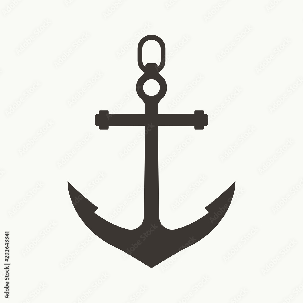 Ship Anchor Simple Icon Ship Anchor Simple Icon