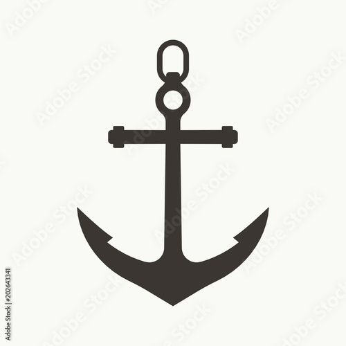Ship Anchor Simple Icon