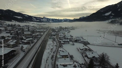 Aerial view of Kitzb√ºhel photo