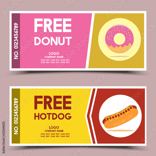 free donug and hotdog coupon