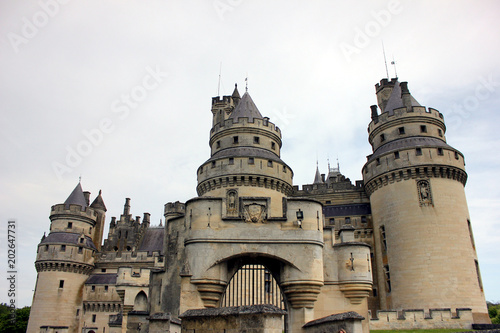 le château de pierrefonds dans l’Oise en Picardie