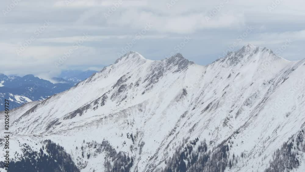 Alps covered with snow Alps covered with snow