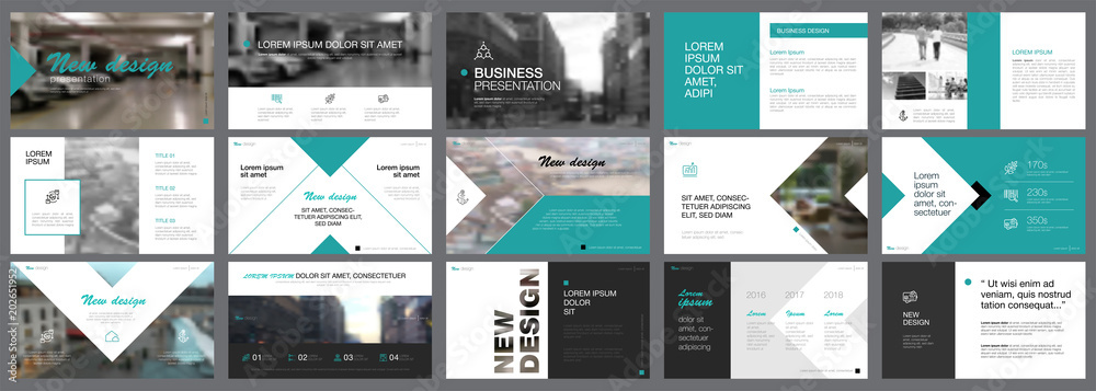 Black and green marketing or banking concept infographics set - obrazy, fototapety, plakaty 