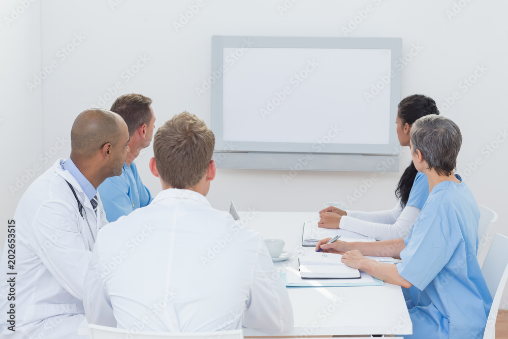 Team of doctors having a meeting Team of doctors having a meeting