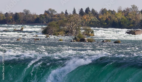 Photo of an amazing Niagara river at fall