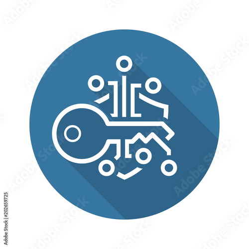 Canvastavla Crypto Key Management Icon.
