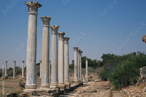 Ruins of the ancient city of Salamis