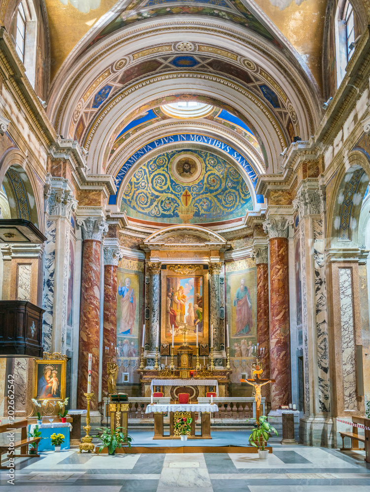 Church of Santa Maria in Monticelli, in the rione Regola in Rome, Italy.