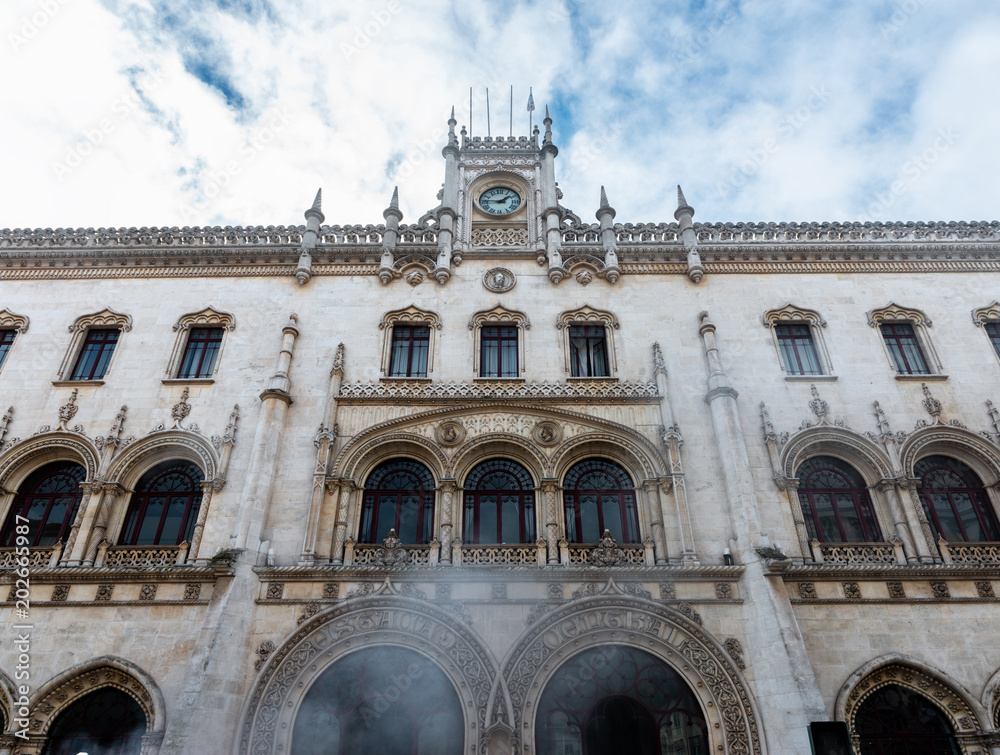 Rossio railway station in Lisbon