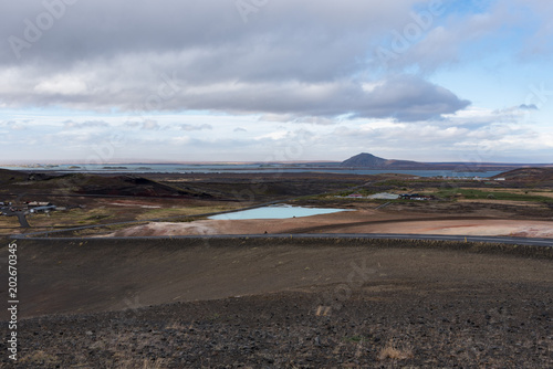 Lake Myvatn from the viewpoint