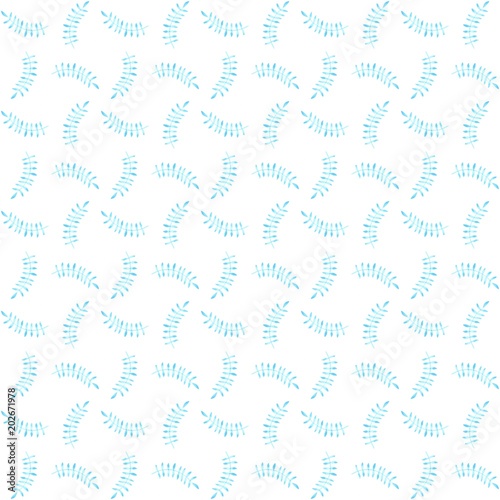 Seamless pattern with blue ...