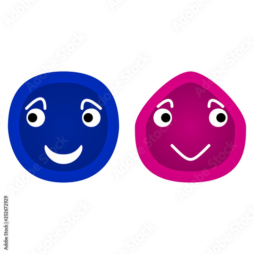 Happy smiley face icons