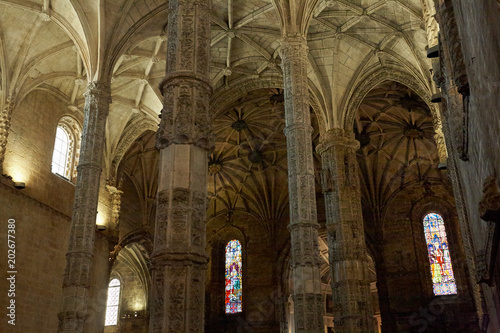 Jeronimos Monastery in Lisbon  Portugal