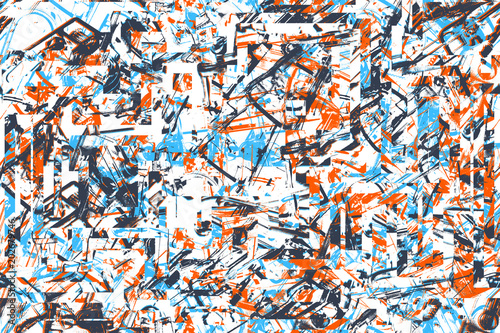 Abstract background graphic seamless pattern
